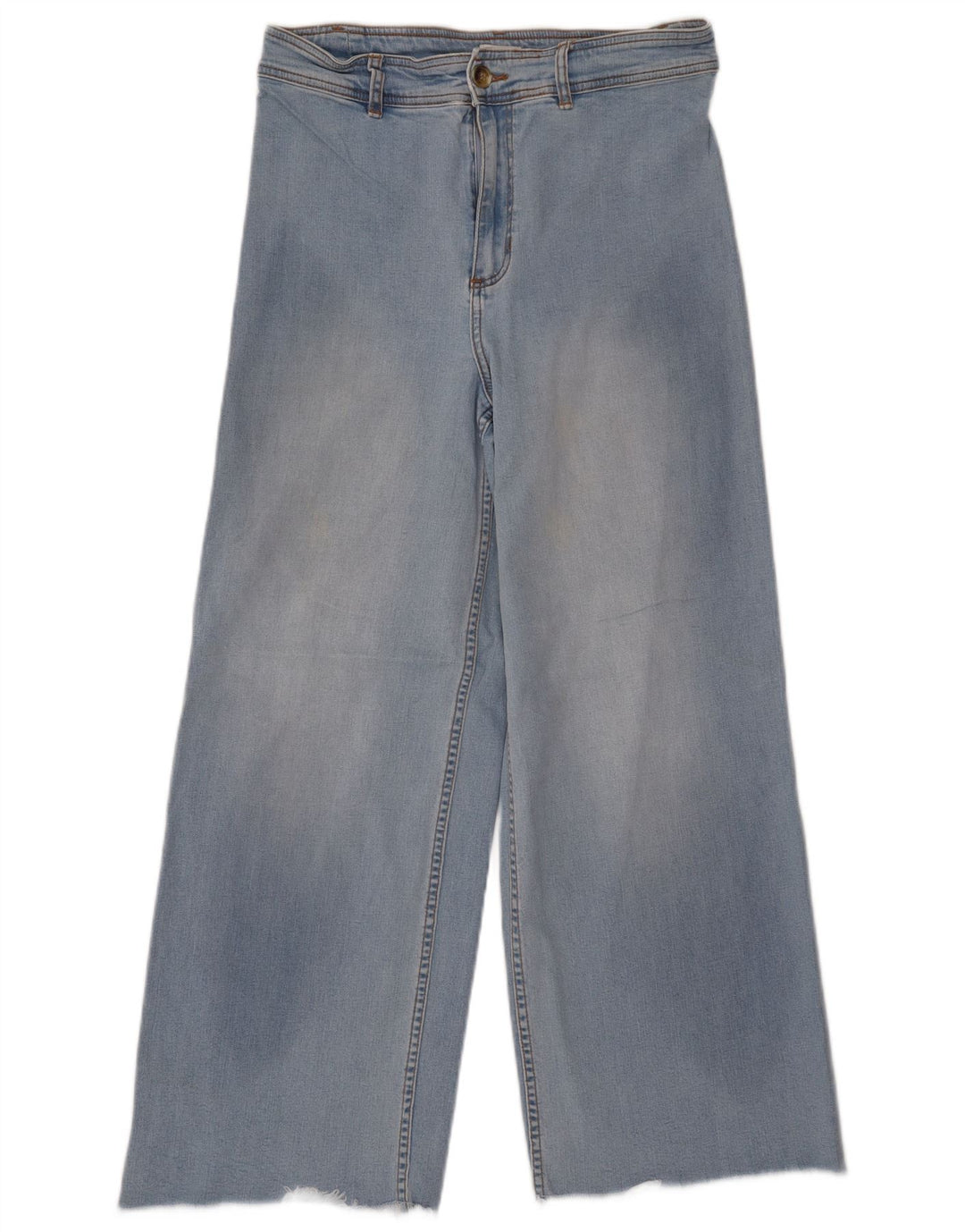 BILLABONG Jean Taille Haute Jambe Large Femme W30 L27 Bleu