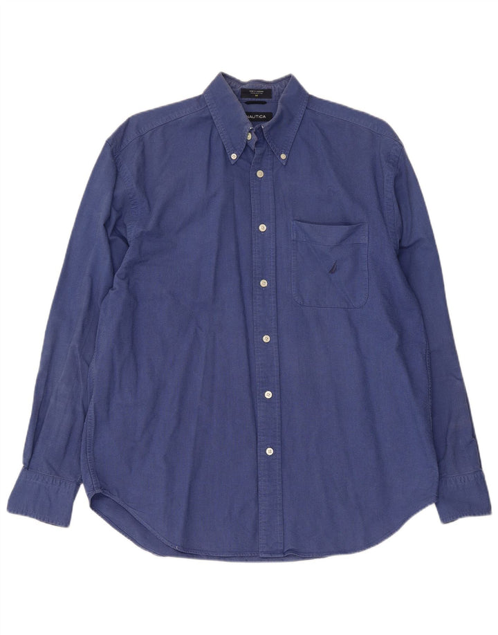 Chemise Homme Nautica Coton Bleu Moyen