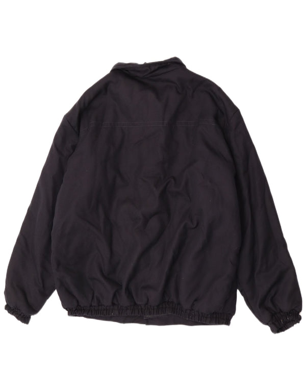 Veste Bomber Homme Vintage UK 42 XL Bleu Marine