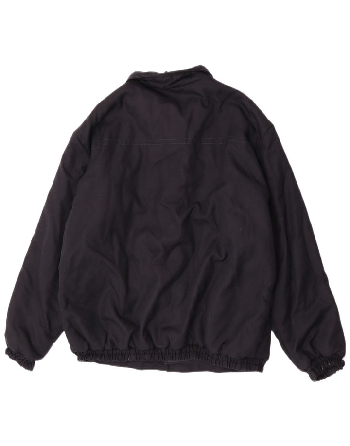 Veste Bomber Homme Vintage UK 42 XL Bleu Marine