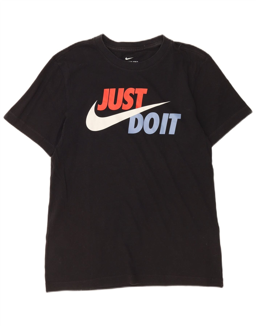 Nike T-shirt graphique pour homme en coton noir Taille S