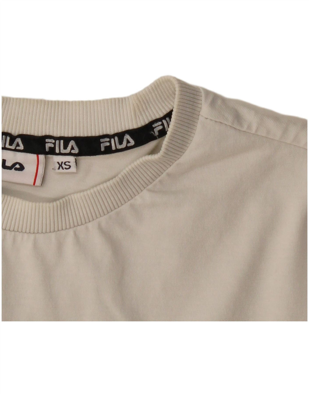 FILA Mens Graphic T-Shirt Top XS White
