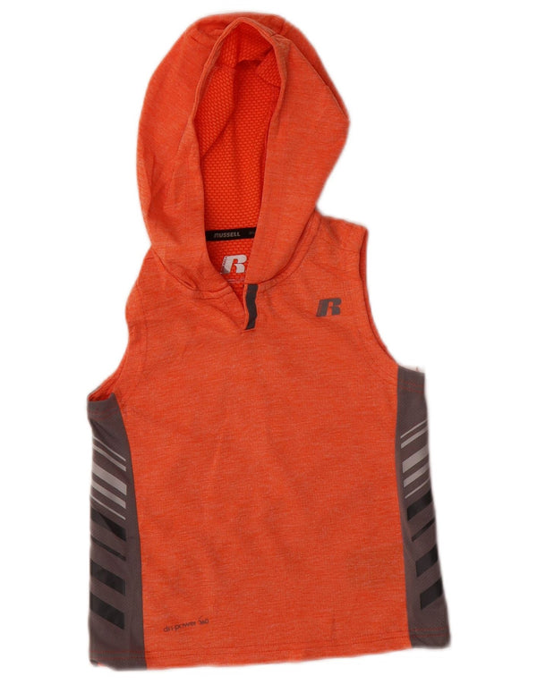 Russell Athletic Pull à capuche Dri-Power pour fille 4-5 ans XS Orange
