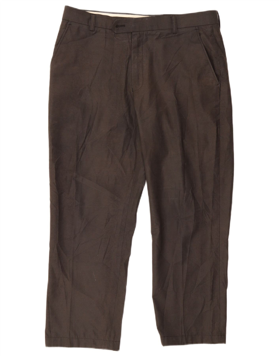 Zara Pantalon de costume droit pour homme W34 L25 Gris