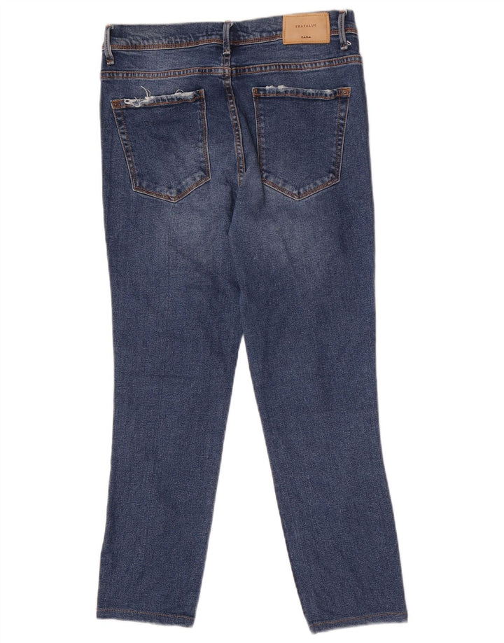 Zara Jean court pour femme EU 38 Small W28 L24 Bleu
