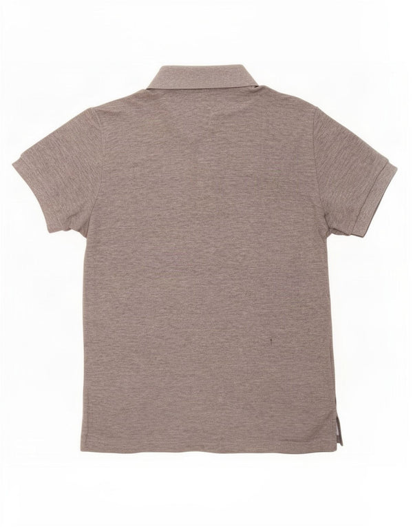 Benetton Mens Polo Shirt Small Grey