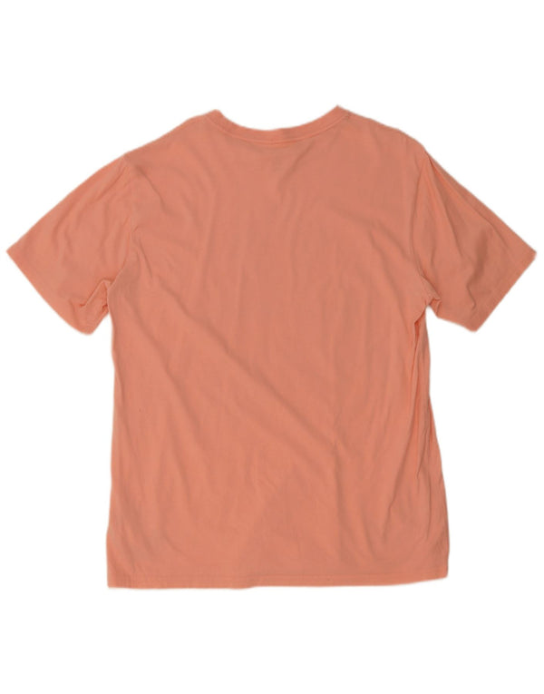 CONVERSE T-Shirt Graphique Homme Top XL Rose Coton