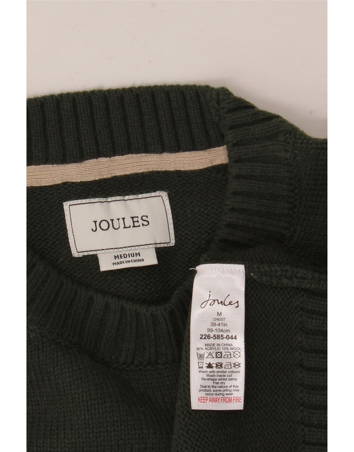 Joules Pull Graphique Ras du Cou Homme Vert Moyen Acrylique