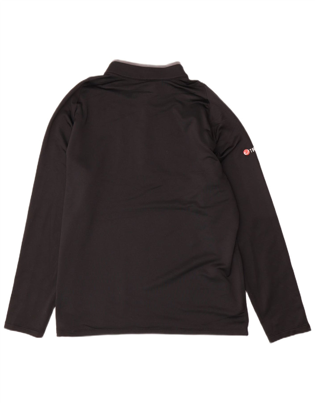 NIKE Haut de survêtement à col zippé pour homme Large Noir Polyester