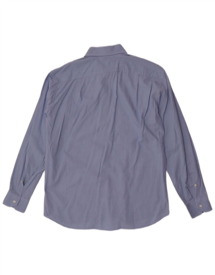 Roccobarocco Chemise Homme Taille 41 16 Grand Coton Bleu
