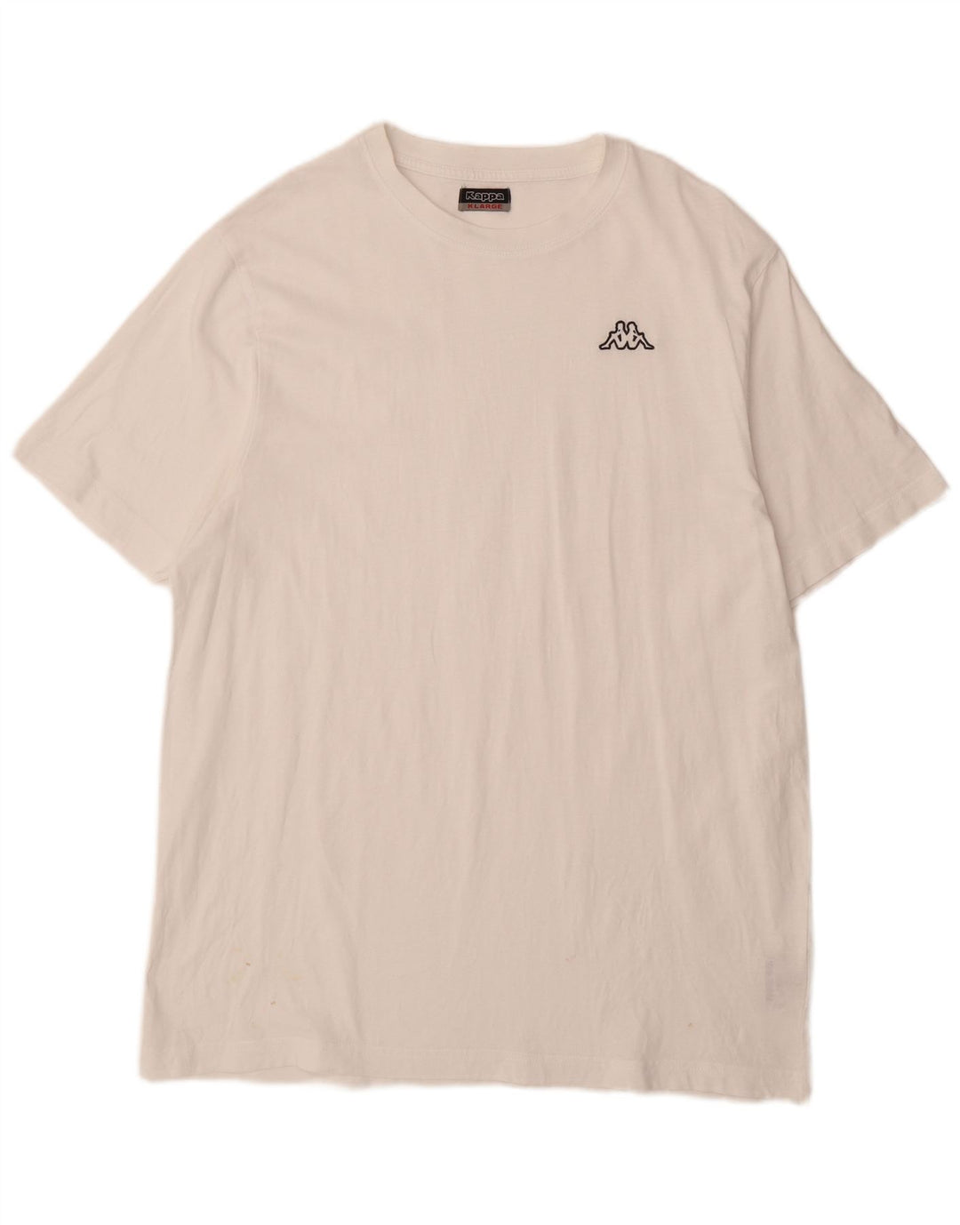 KAPPA T-Shirt Homme Top XL Blanc Coton
