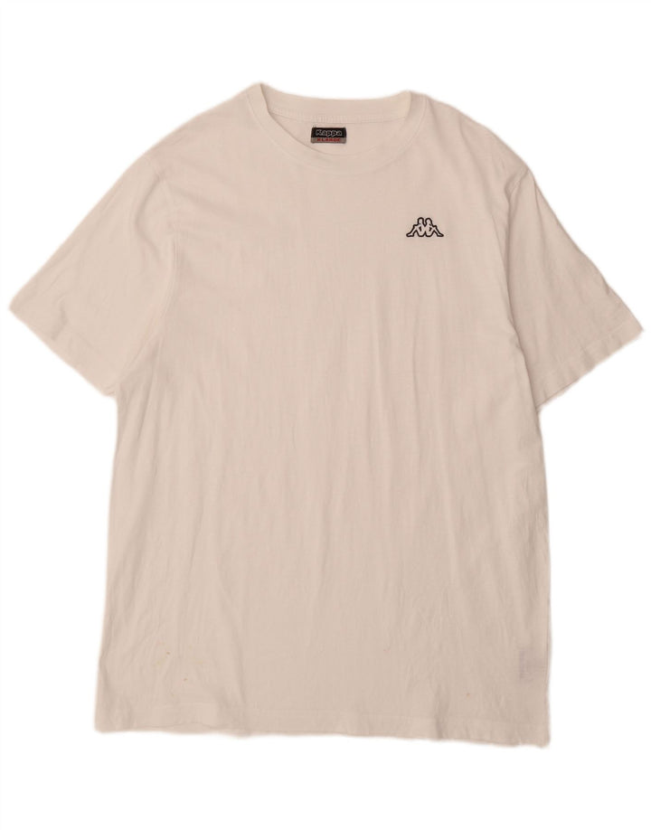 KAPPA T-Shirt Homme Top XL Blanc Coton