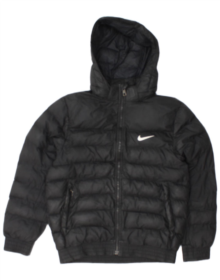 Veste matelassée à capuche Nike garçons 12-13 ans grand noir polyester