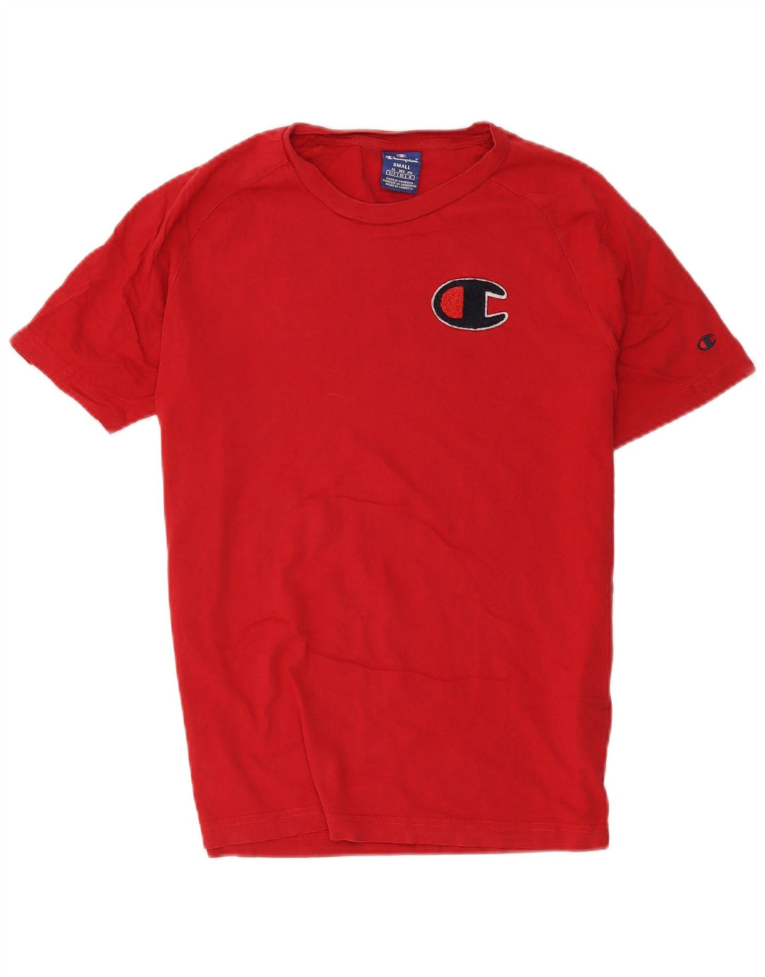 Champion T-Shirt Homme Petit Rouge Coton