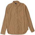 J. CREW Chemise Flanelle Homme Coton Beige Moyen