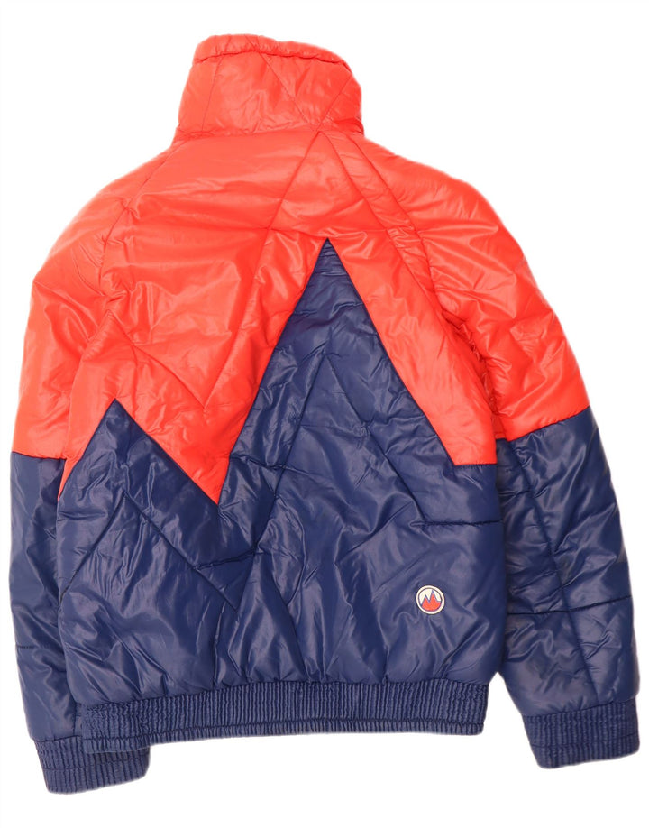 MARILENA Veste Rembourrée Homme IT 50 Large Bleu Marine Colourblock Polyamide
