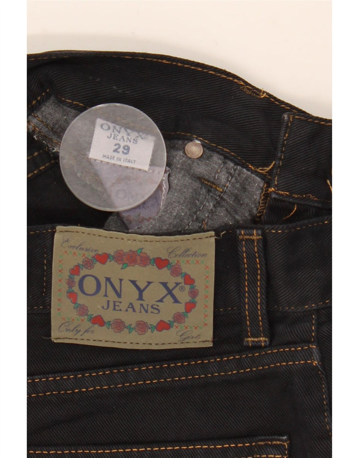 ONYX Jean fuselé femme W29 L28 coton noir