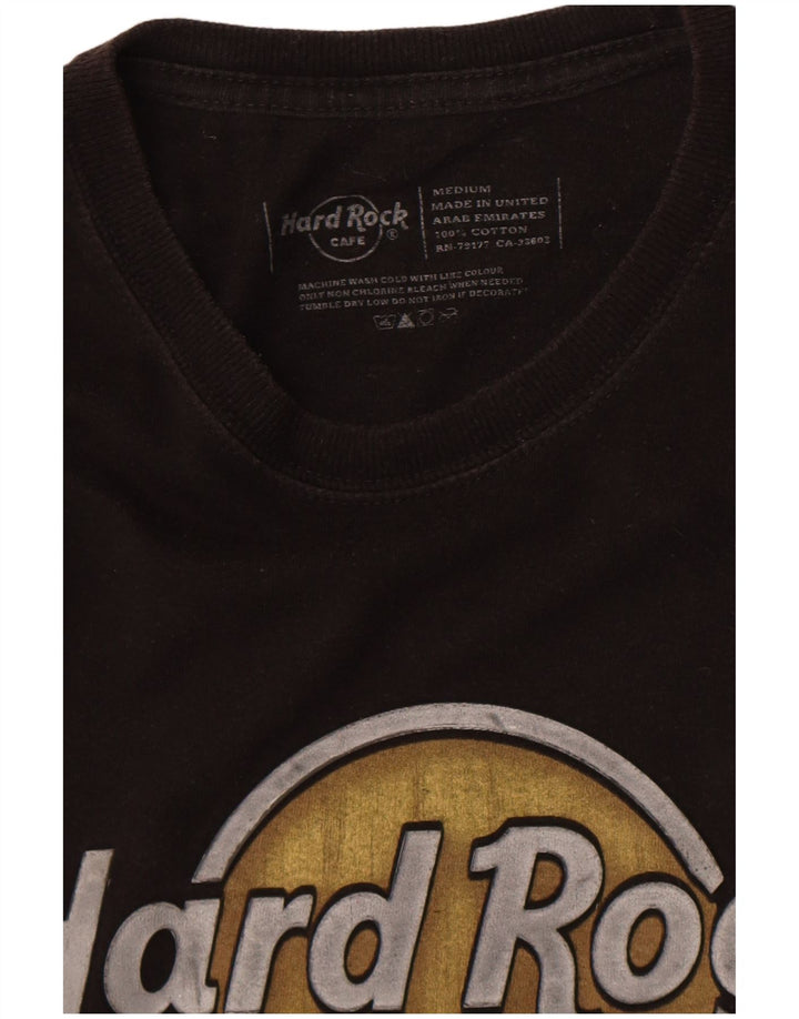 Hard Rock Cafe T-shirt graphique Paris pour homme en coton noir moyen
