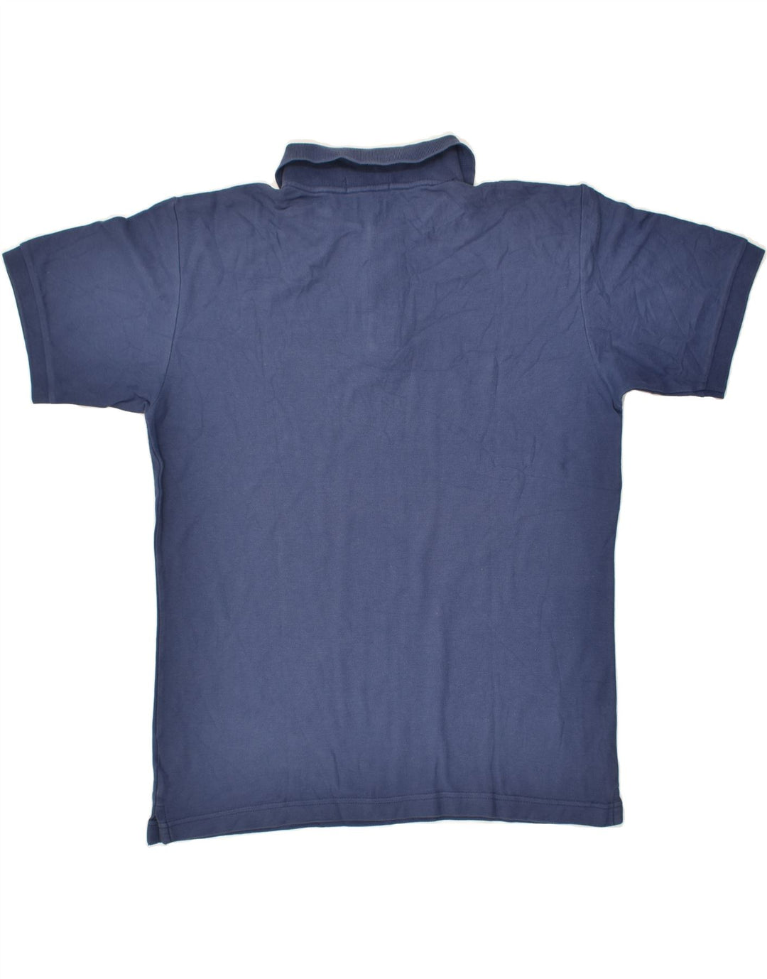 FILA Mens Polo Shirt Medium Navy Blue Cotton | Vintage Fila | Thrift | Second-Hand Fila | Used Clothing | Messina Hembry 