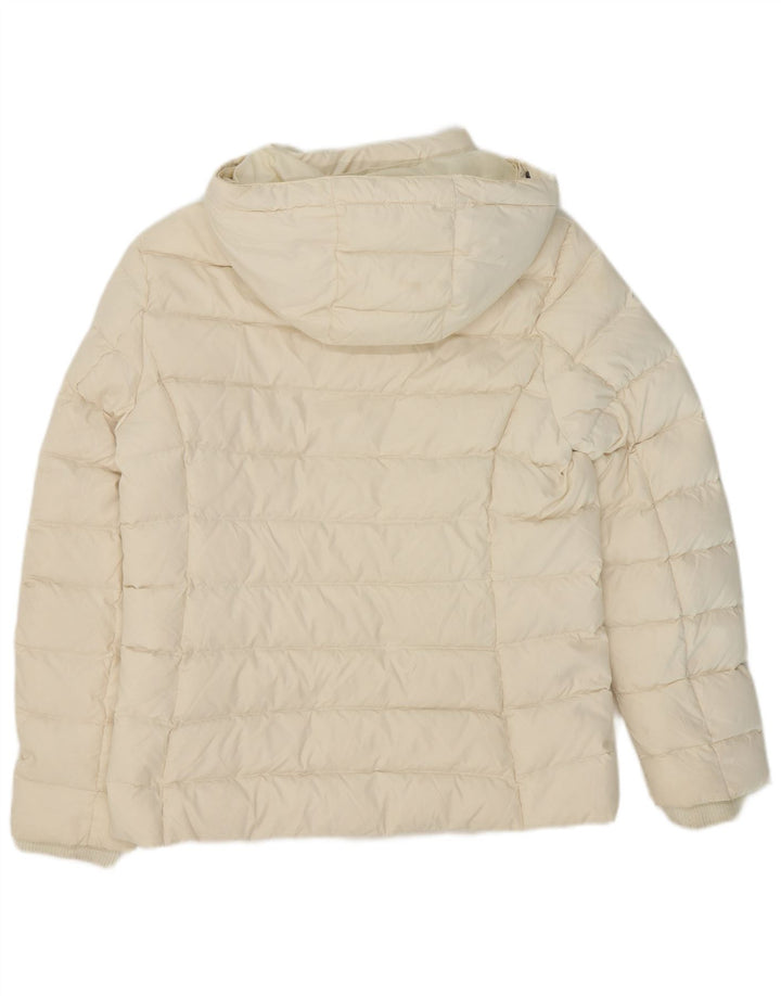 Tommy Hilfiger Veste matelassée à capuche pour femme UK 18 XL Blanc Polyester
