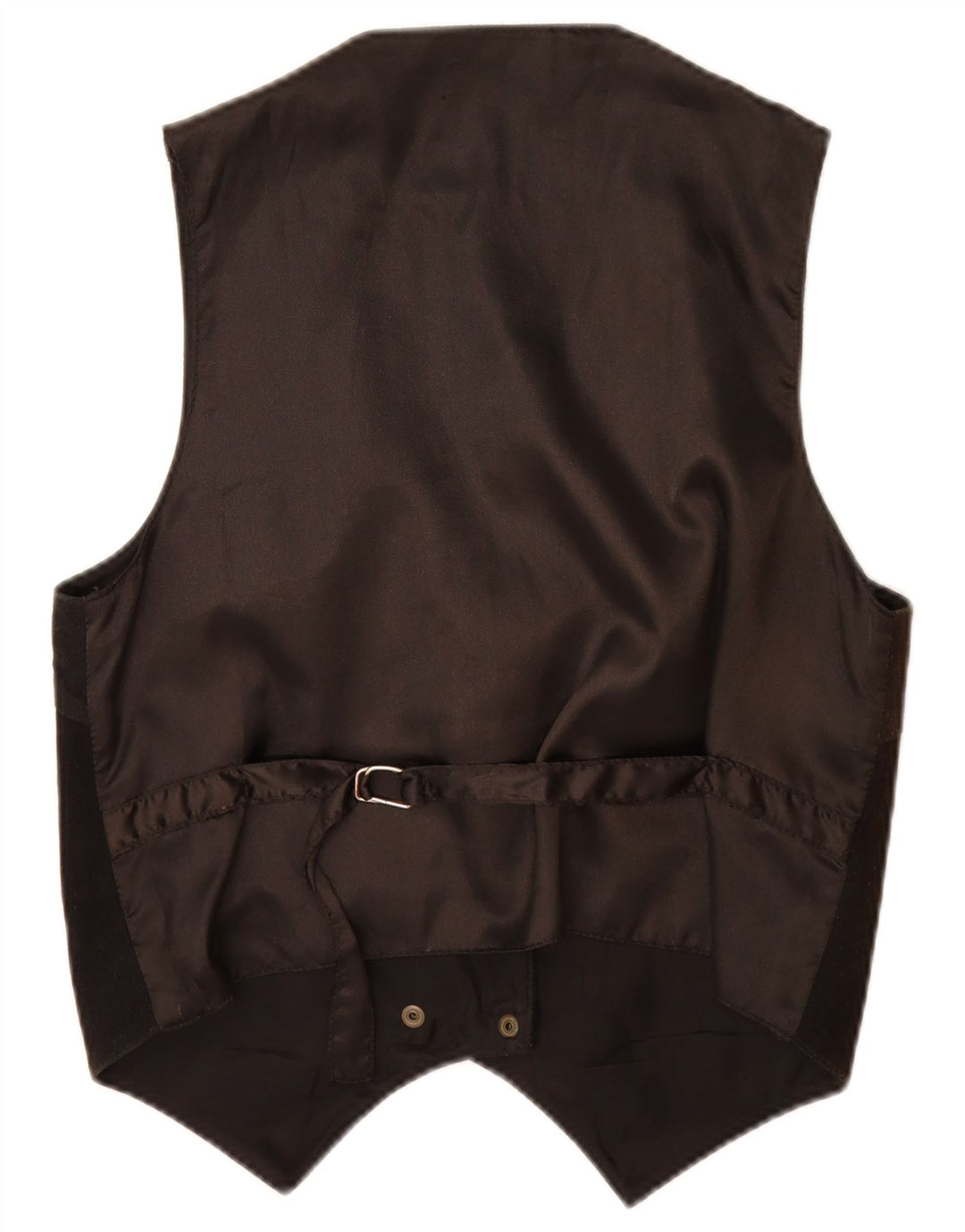 gilet en daim femme vintage UK 14 cuir noir moyen