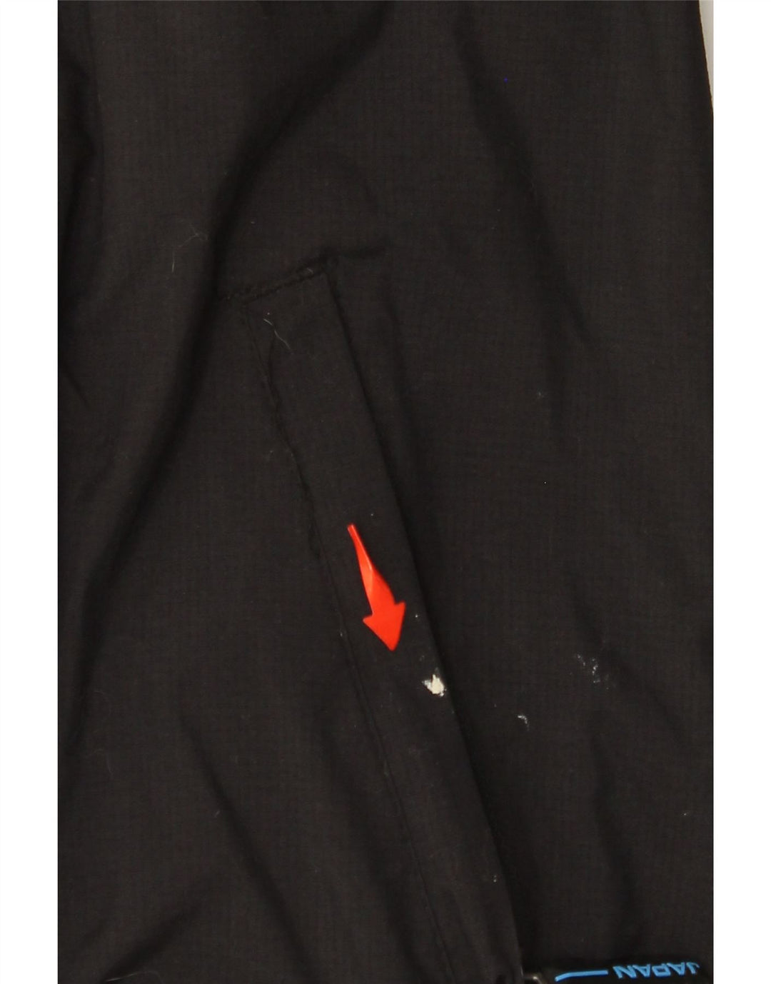 SUPERDRY Veste coupe-vent à capuche pour femme UK 16 Large Noir Nylon