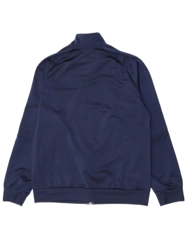 Veste de survêtement Adidas Garçon Climalite 13-14 ans Bleu Marine Polyester