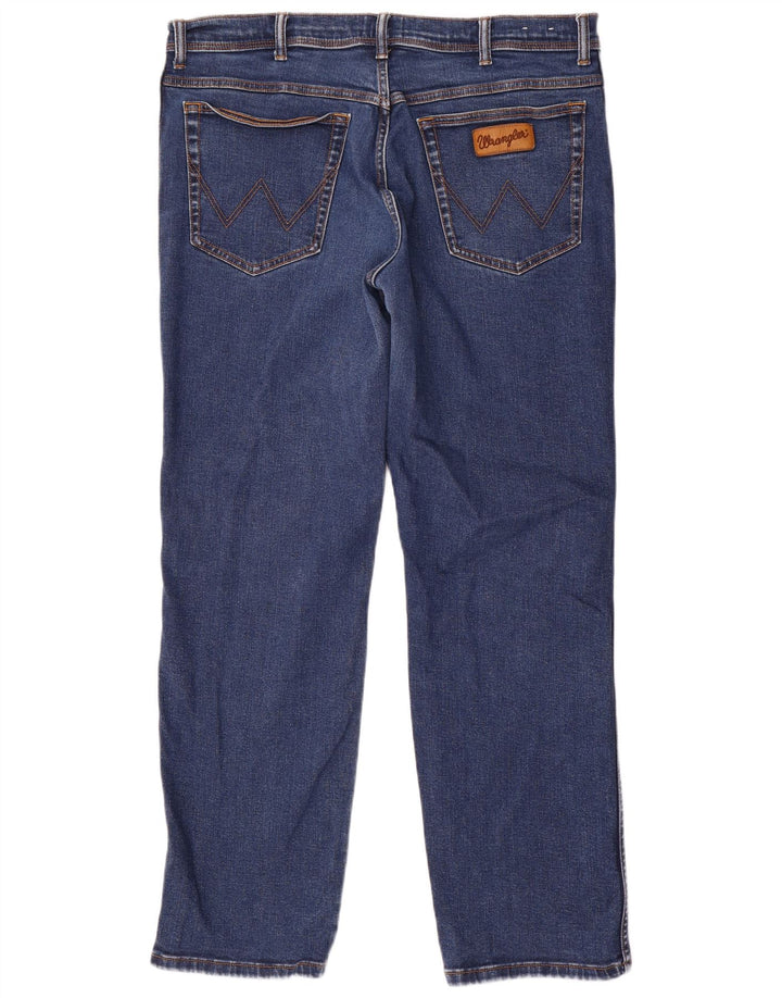 Wrangler Jean Droit Texas Homme W40 L32 Bleu Coton