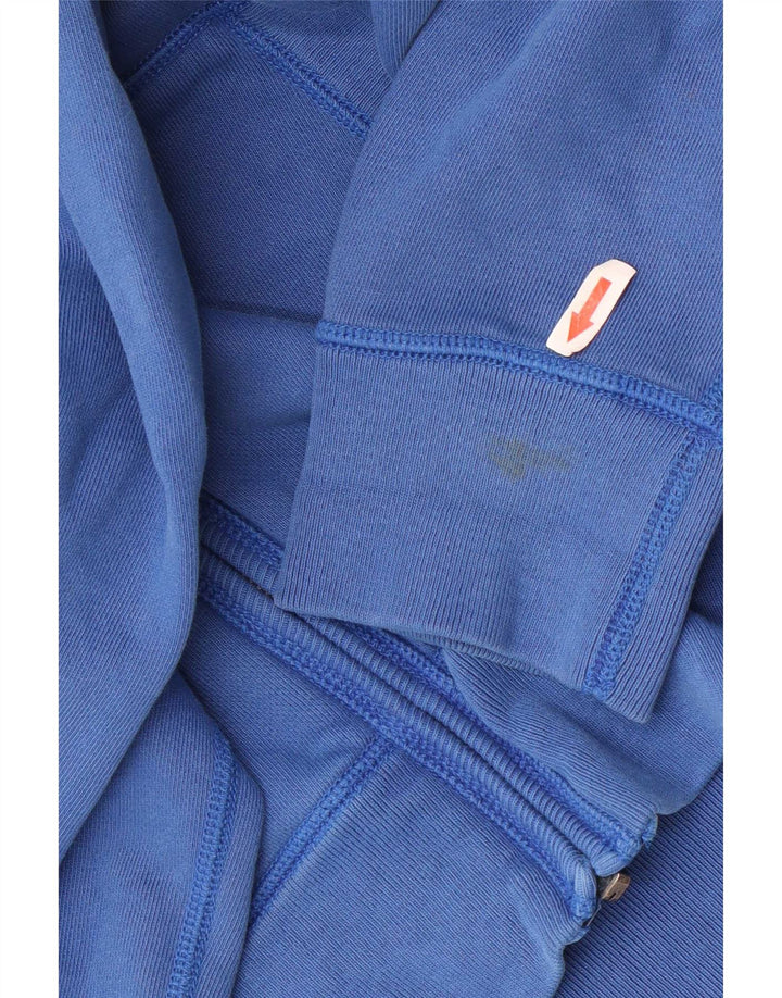 Gap Sweat À Capuche Zippé Homme Bleu Moyen Coton