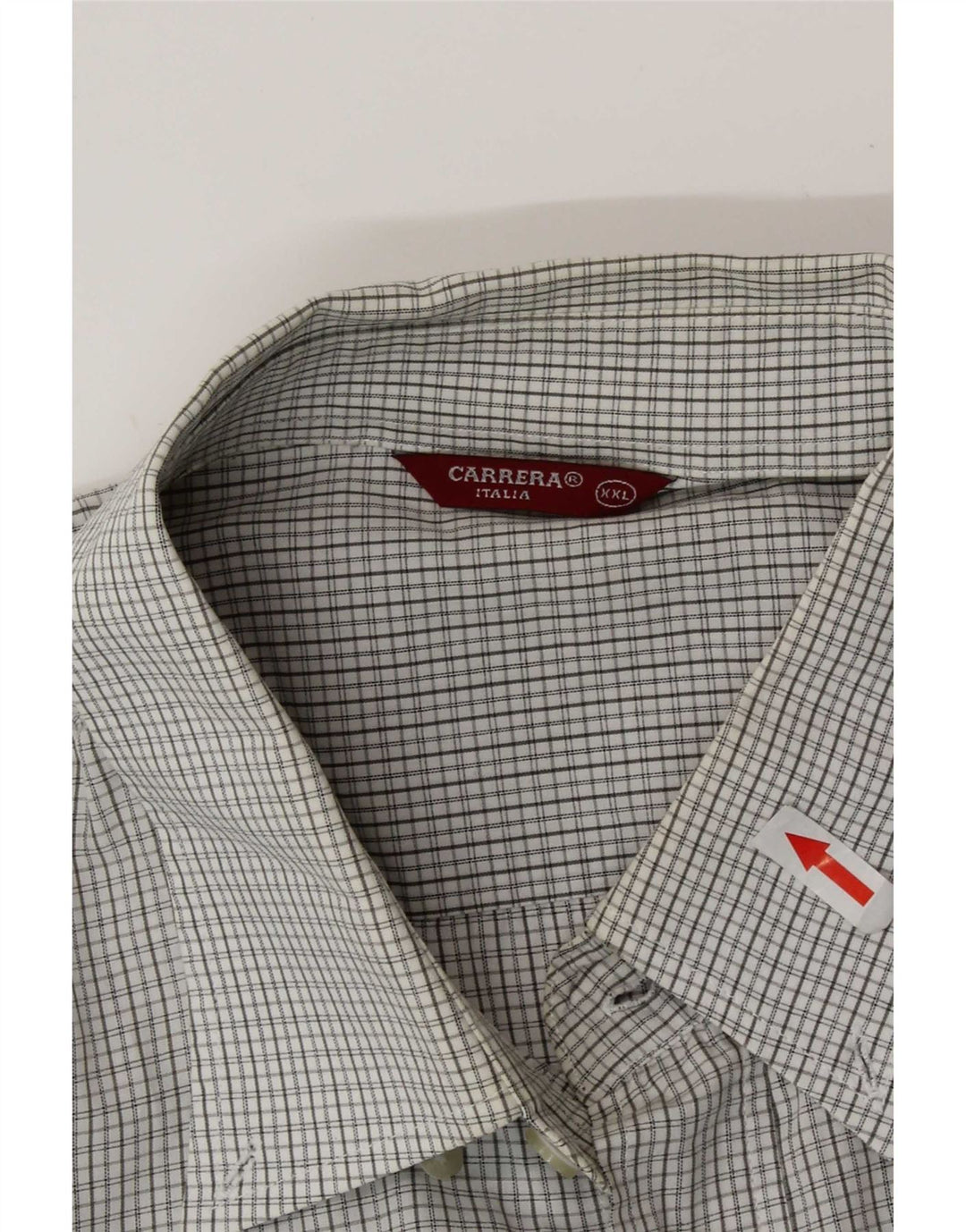 Carrera Chemise Homme 2XL Gris Carreaux