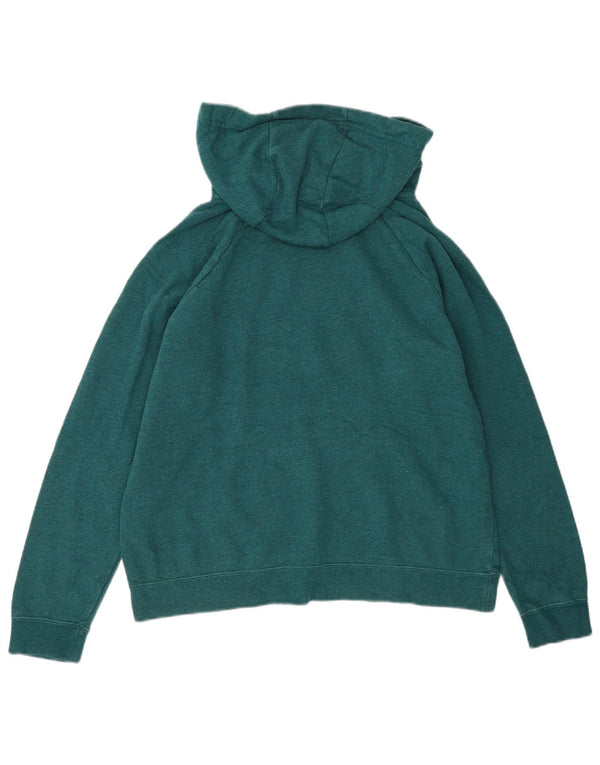 Nike Pull à capuche surdimensionné pour femme UK 16 Grand coton vert