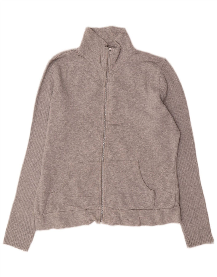 Gap Veste De Survêtement Femme Gris Moyen Moucheté Coton