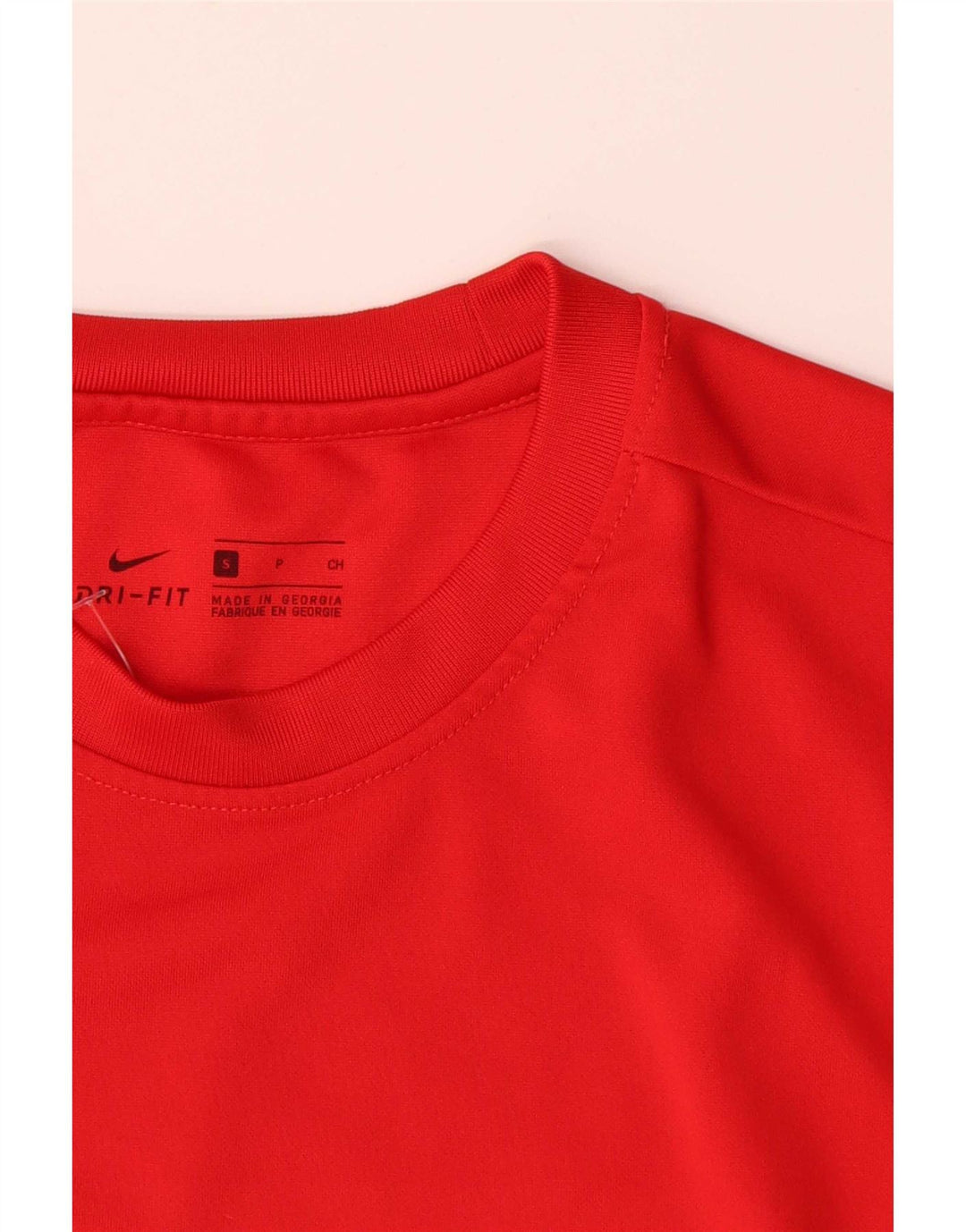 Nike Hommes Dri Fit Graphic T-Shirt Haut Petit Rouge Polyester