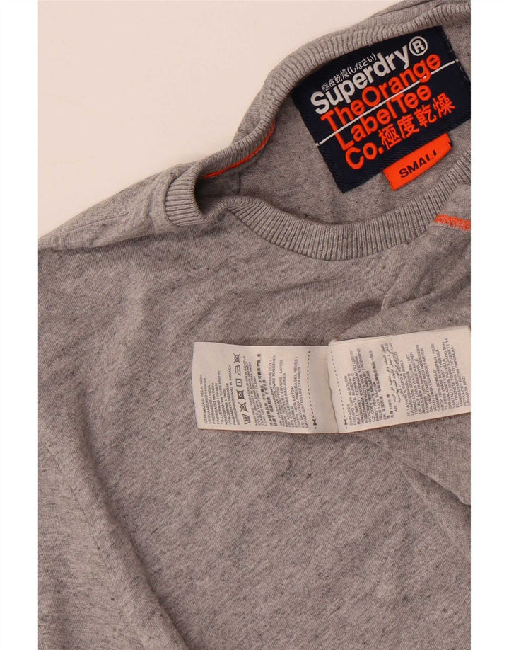 Superdry T-Shirt Homme Petit Gris Coton