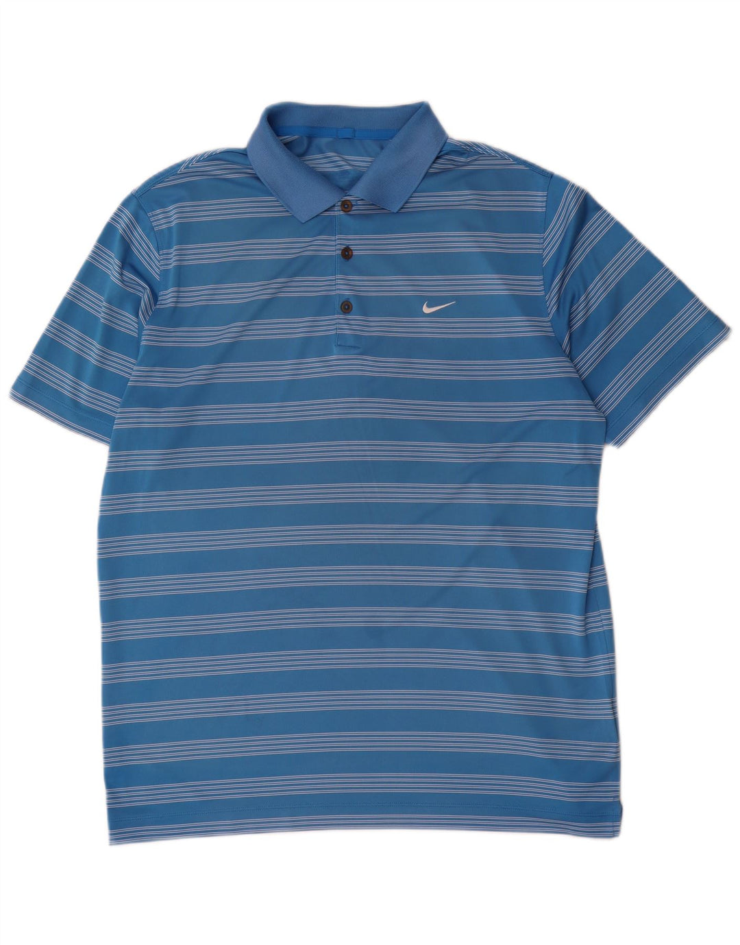Polo Nike Homme XL Bleu Rayé Polyester