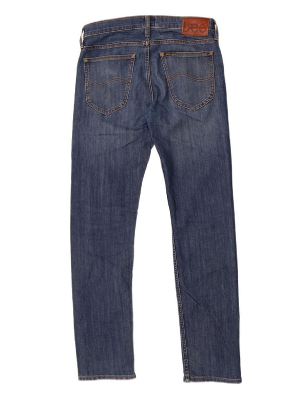Lee Daren Jean slim avec braguette zippée pour homme W30 L32 Bleu coton