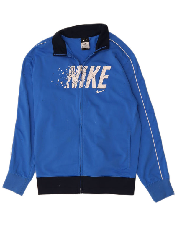 Veste de survêtement Nike Graphic pour garçon 13-14 ans XL Bleu Colorblock