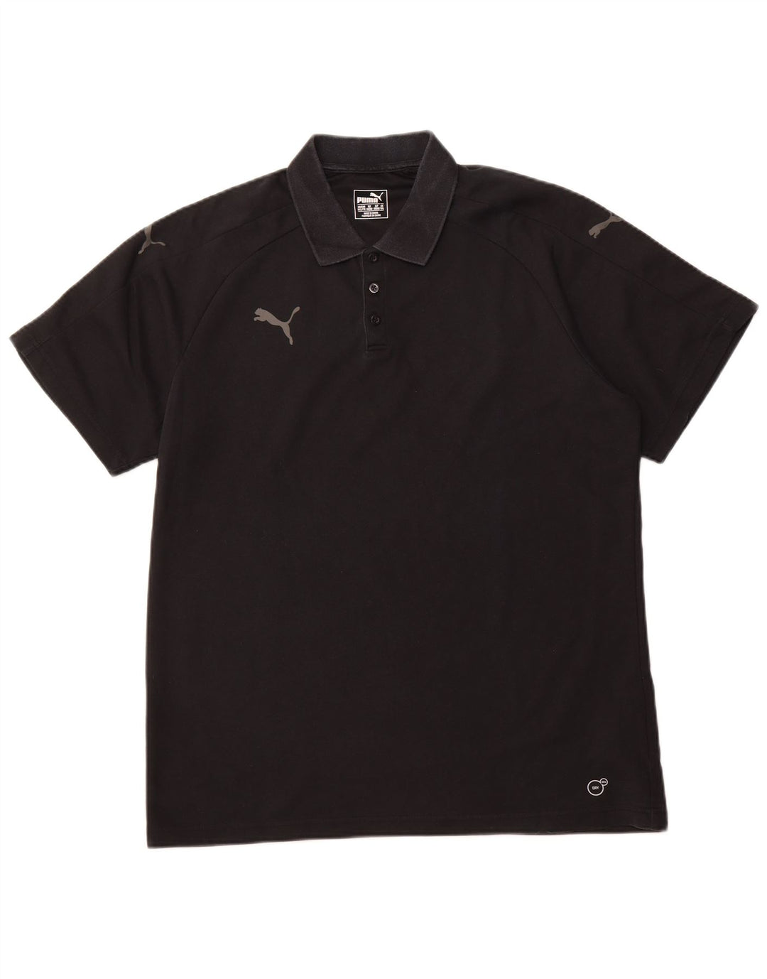 PUMA Polo Homme 2XL Noir Coton