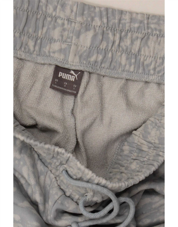 Puma Pantalon de Survêtement Joggers Homme Bleu Large Tie Dye