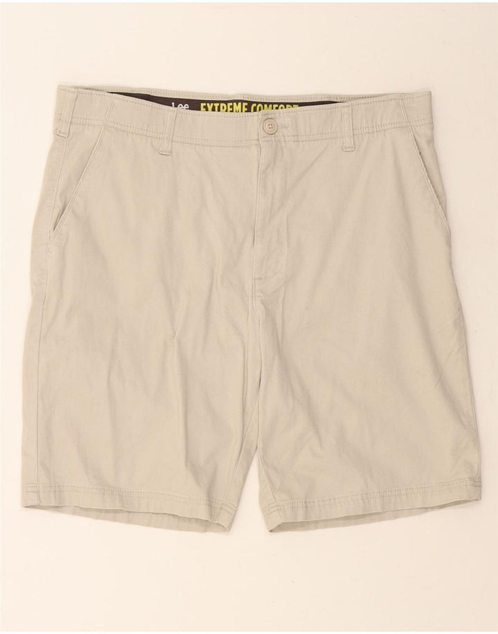 LEE Mens Chino Shorts W38 XL Beige Cotton Vintage Lee and Second-Hand Lee from Messina Hembry 
