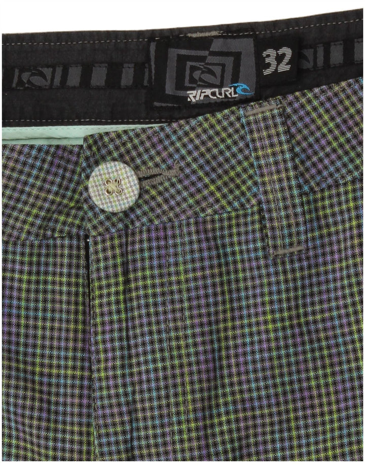 Rip Curl Short Chino Homme W32 Medium Multicolore Check Polyester