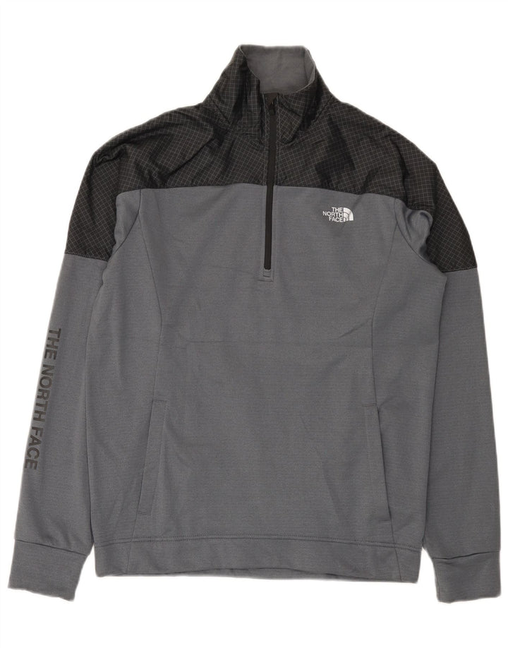 The North Face Sweat-shirt graphique pour hommes, petit, gris, colour block