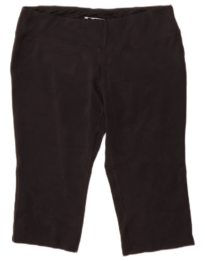 New Balance Leggings Capri Femme UK 18 XL Noir Polyester