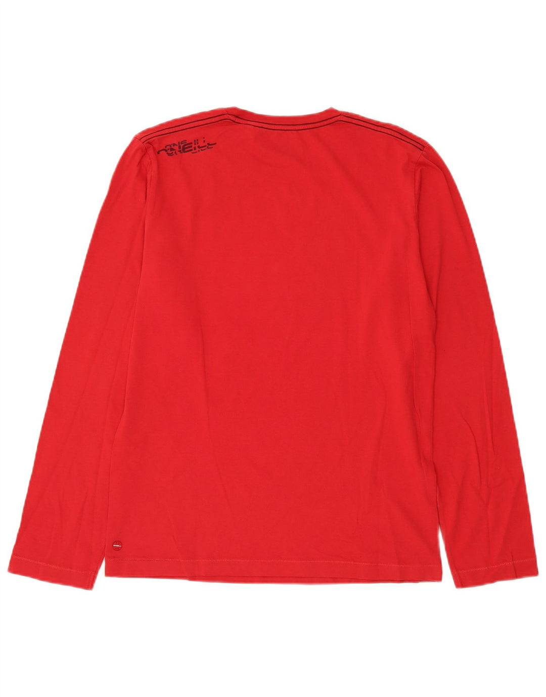 O'Neill Haut graphique coupe slim à manches longues pour homme en coton rouge moyen