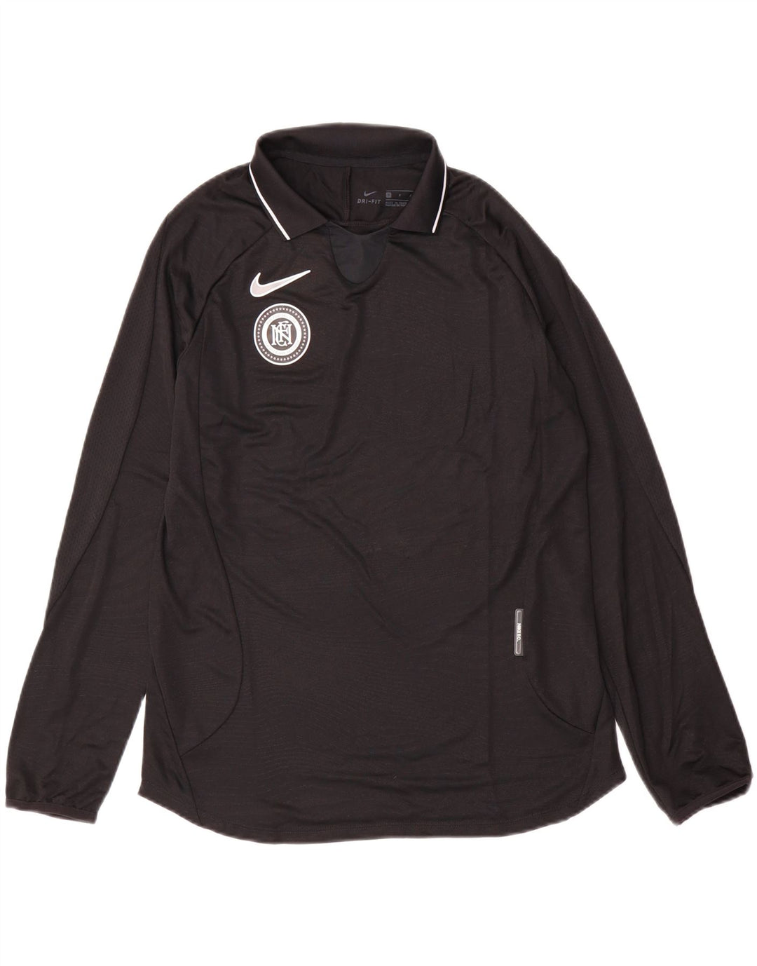 Nike Haut Dri Fit à manches longues pour homme Taille S Noir Polyester