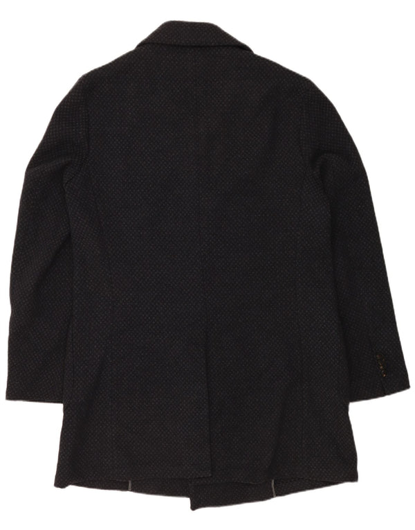 Sirmoney Veste Blazer Croisée Homme IT 52 XL Laine Tachée Bleu Marine