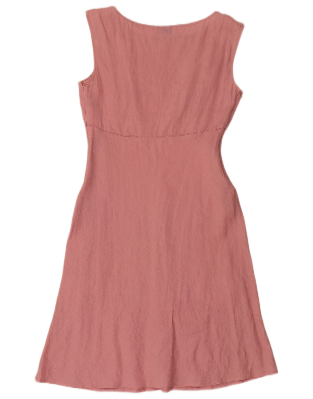 Marella Robe trapèze pour femme UK 12 Lin rose moyen