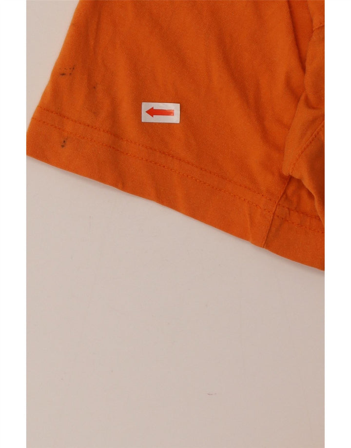 Adidas T-Shirt Homme Haut Orange Moyen Coton