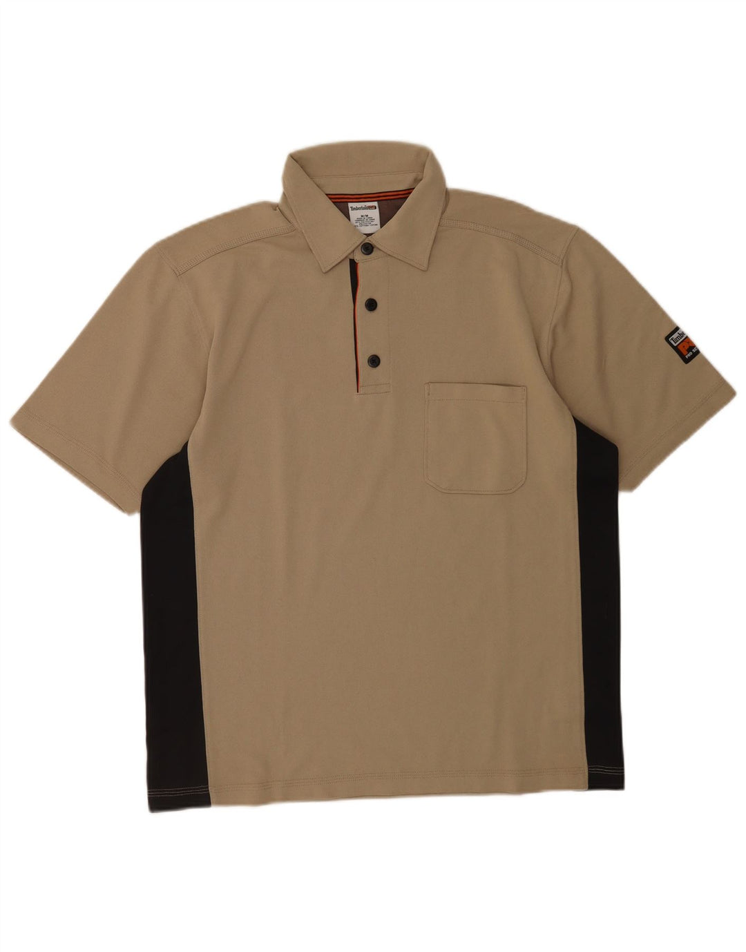 Timberland Polo Homme Beige Moyen Colourblock Polyester