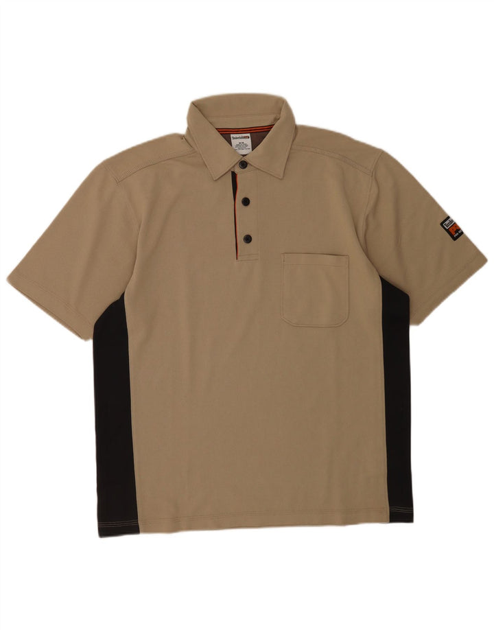 Timberland Polo Homme Beige Moyen Colourblock Polyester